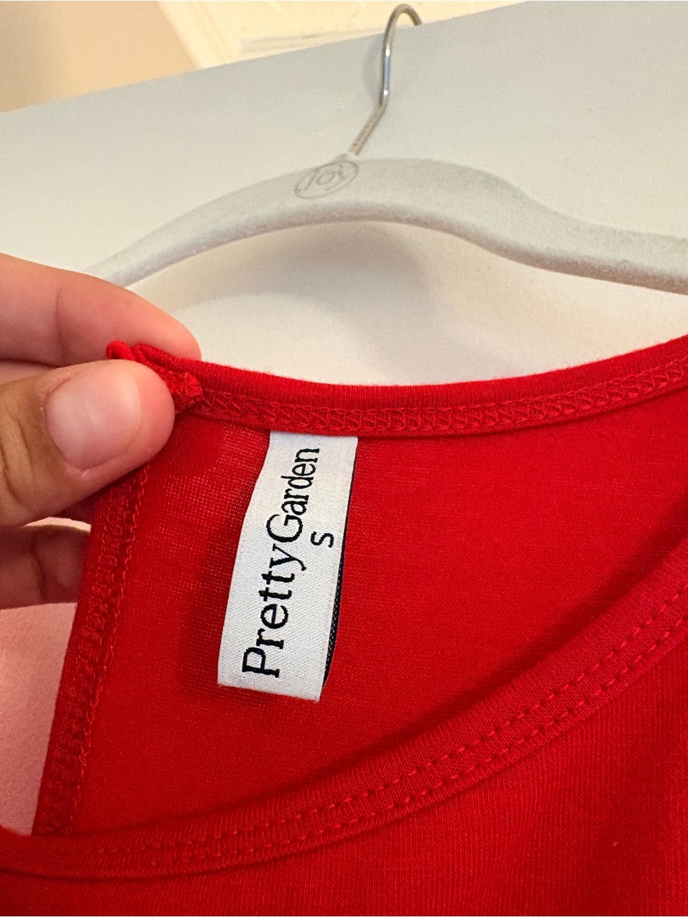 PrettyGarden Casual Wide Leg Red Jumpsuit - Picture 3 of 4